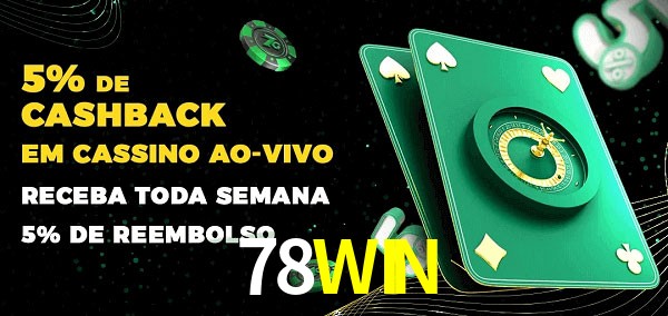 Promoções do cassino ao Vivo 78WIN